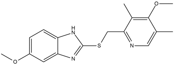 5-Methoxy-2-[[(4-methoxy-3,5-dimethylpyridin-2-yl) methyl] sulphanyl]-1H-benzimidazole